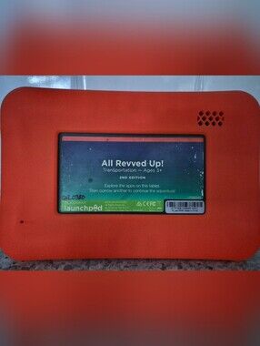 Playaway Launchpad Tablet All Revved Up Transportation Ages 3+ DAMAGED BUT WORKS